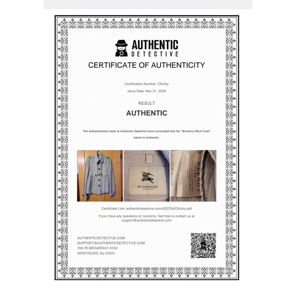 Burberry Cashmere Wool Grey Peplum Coat - Picture 12 of 12